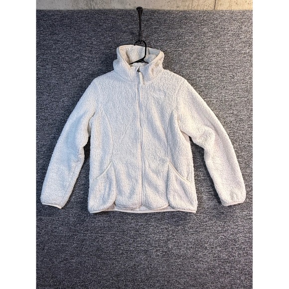 The North Face Other - The North Face Girls Osito Full Zip Fleece Jacket White XL 18 High Pile Soft